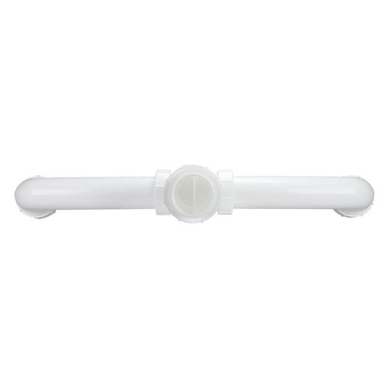Danco 50974 1-1/2-by-16" Center Outlet Continuous Waste, Slip-Joint, PVC, White - Image 3